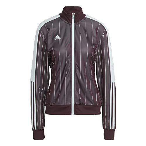 adidas Women's Tiro Track Jacket, Maroon, 3X