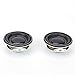 Produktbild 2psc 3W 4 Lautsprecher Horn Audio Stereo Lautsprecher 4cm für Mini Verstärker, Metallgehäuse Runder interner Magnet Lautsprecher