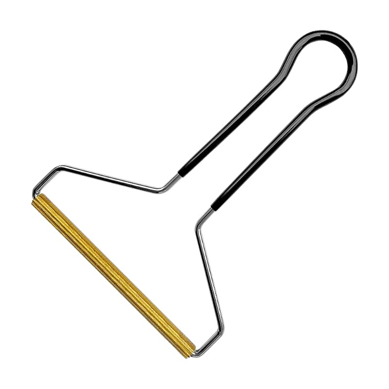 Removedor Manual de Pelos para Cães e Gatos AKOSN em Aço, Preto