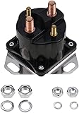 Solarhome 12V Starter Solenoid Relay 4 Terminals 879945 813839 889673 Compatible with Cushman OMC 18HP 22HP 879945 Truckster
