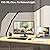 Micomlan 36W Bright Led Desk Lamp with Clamp, 47 Inches Long Architect Desk Lamp Home Office, Dimmable Desk Light with Remote Adjustable Monitor Light Bar Tall Office Light for Computer Table Desktop