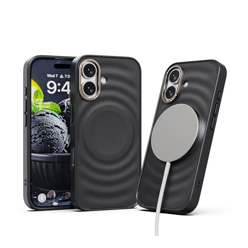 miak iPhone 17 �p MagSafe�Ή� �P�[�X SCOOP [ �A�C�X�N���[�����`�[�t�̗��̃f�U�C�� ���^���J�����t���[�� �����Y�ی� �l���G�A�N�b�V���� �Ռ��z�� �n�C�u���b�h�\�� �h�o�݌v �X�g���b�v�z�[���t�� ] �u���b�N�\���x MA2