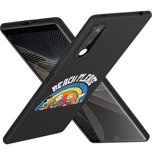 Xperia 1 VII 用 ケース スヌーピー スマホケース シリコン製 耐衝撃 落下防止 防塵 おしゃれ かわいい プレミアム保護 (Xperia 1 VII 用)