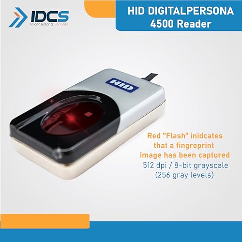 HID DigitalPersona URU4500, Fingerprint Biometric Reader, Pack of 2, IDCS Demo Soft. by IDCS - Used condition - Image 2