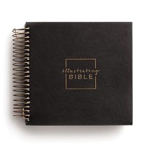 Book cover NIV, Spiral-bound Illustrating Bible, Leathersoft Spiral, Dark Gray: Draw, Write, and Reflect Your Way Through Scripture