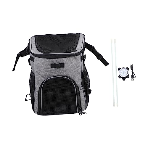 Totority Pet Carrier Bag for Outdoor Use Dog Bike Pouch Foldable Small Pet Carrier Breathable Material Convenient for Dog Traveling and Hiking