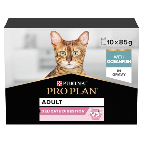 PURINA PRO PLAN | DELICATE DIGESTION | Aliment Complet pour Chat Adulte | Aide à favoriser un...