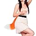 BANLAN Faux Fur Fox Costume Cat Tail Cosplay Halloween Christmas Party Costume One Size, Orange