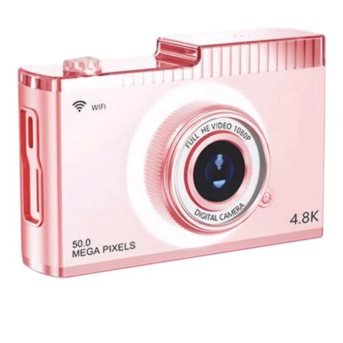 Appareil photo numérique rose compact pour étudiants actifs
