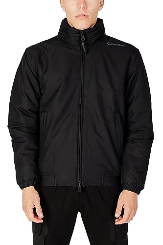 Blouson Homme Calvin Klein Sport PW Veste Matelassée Manteau Noir