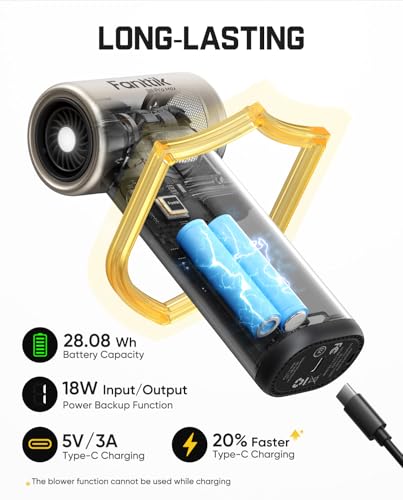 Image of Fanttik B11 Pro Max Electric Air Duster with Powerbank Function (Champagne)