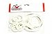 Game Room Guys Bally Dixieland Flipper Pinball White Rubber Ring Kit