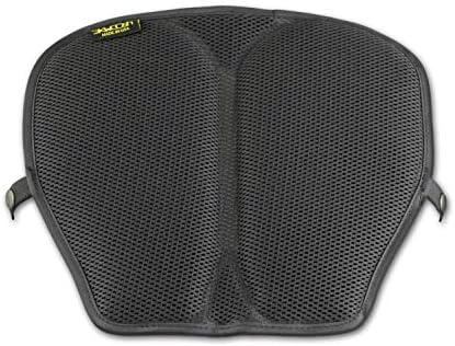 Skwoosh Mid Size Touring Sport Cruiser Motorcycle Gel Seat Pad with Breathable Cooling Airflow Mesh Fabric Cushion | Great Gift | Made in USA