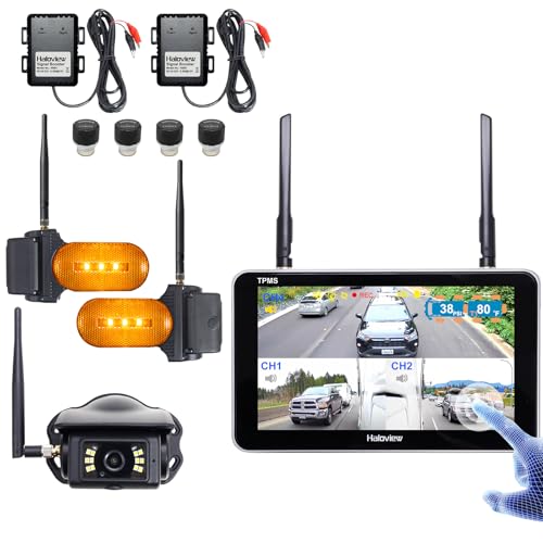 Haloview-Byte-Tango-BT7-TPMS-4-Plus-1080P-Wireless-3-Backup-Camera-System-with-4-Pack-TPMS-Sensor Haloview Byte Tango BT7 TPMS-4 Plus 1080P Wireless 3 Backup Camera System with 4 Pack TPMS Sensor - Image 1
