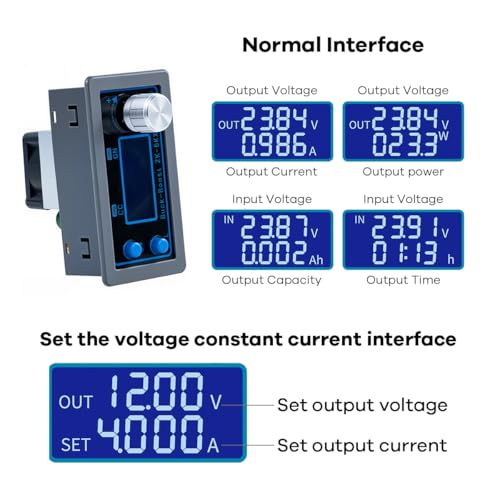 Image of Hosyond DC DC Buck Boost Power Converter CC CV 0.6-36V 5A 5V 6V 12V 24V Power Module Adjustable Voltage Regulated Laboratory Power Supply