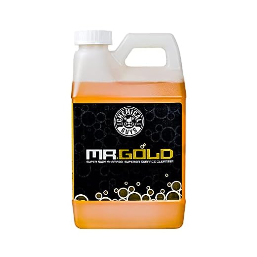 Chemical Guys CWS21364 Mr. Gold Foaming Car Wash Soap (Works with Foam Cannons, Foam Guns or Bucket Washes) Safe for Cars, Trucks, Motorcycles, RVs & More, 64 fl oz (Half Gallon), Pina Colada Scent