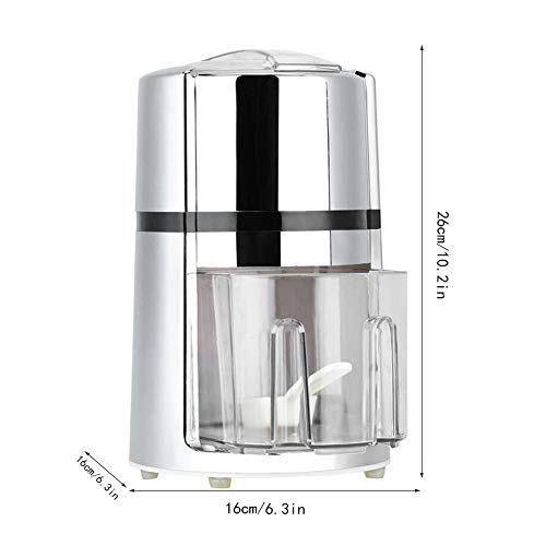 KSTE KSTE Portable Hand Crank Manual Ice Crusher Round Household Shaver Snow Cone Maker Kitchen Tool