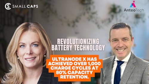 Anteotech Ultranode X hits 1,000 cycles at 80% capacity - what it means for ASX small caps