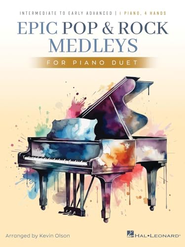 Epic Pop & Rock Medleys for Piano Duet Sheet Music