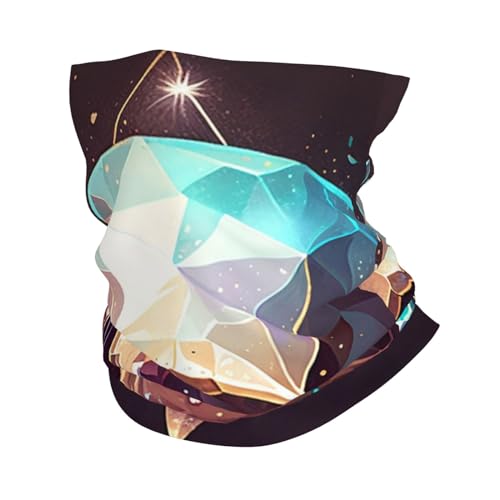 Bandana fashion de glitter con diseño de calavera y diamante, cubierta para rostro, bufanda tipo cuello para mujer y hombre, ideal para motocicleta, ciclismo, esquí y fiestas miniatura 1