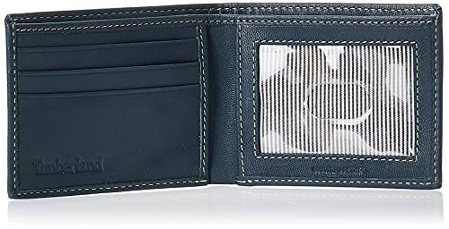 Timberland Herren Blix Slimfold Wallet Falt-Brieftasche, Navy, Einheitsgröße