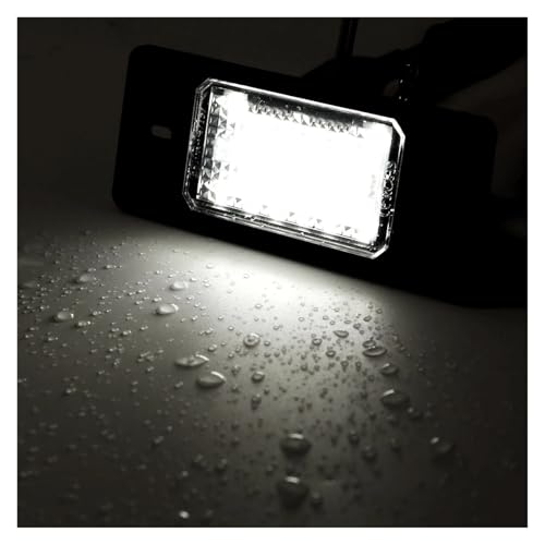 Luces LED para matrícula ideales para viajes nocturnos en VW Golf y Wagon 4