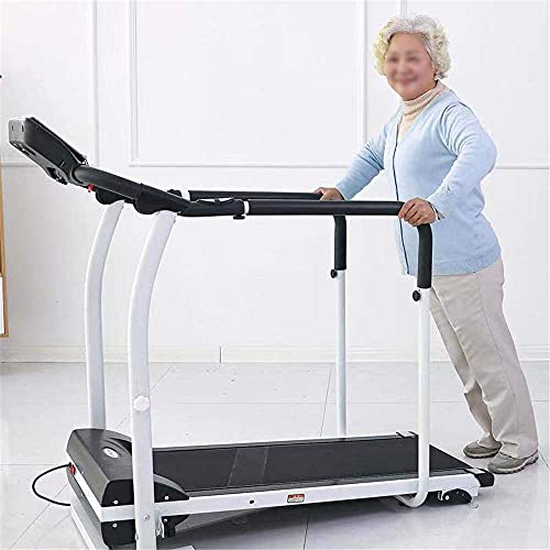 Image of Walking Pad Treadmill for Senior, Foldable Exercise Treadmill with Stable and Safe Structural Design,LCD Display for Elderly, Long Handrail for Balance
