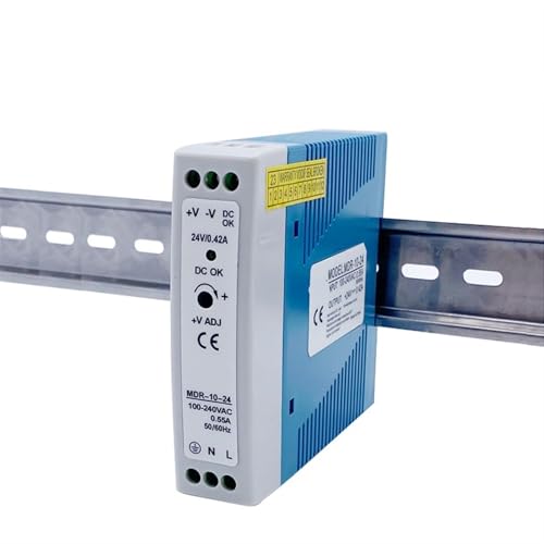 Alimentation rail DIN MDR-10-24 V DC 10W pour armoire électrique industrielle