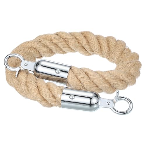 Corde de queue en jute barrière contrôle foule cinéma hôtel cordon sécurité 60cm