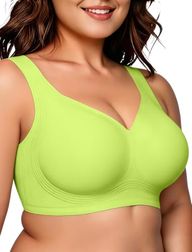 Image of OEAK Womens Wireless Jelly Bras Plus Size Support Push Up Comfortable Bra