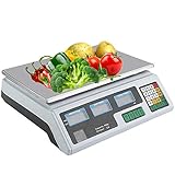 ★2 Pantallas LCD: Equipada con una pantalla LCD transparente doble, una pantalla LCD frontal (para propietarios) y una pantalla LCD trasera (para clientes). Tanto usted como sus clientes pueden leer fácilmente la escala.