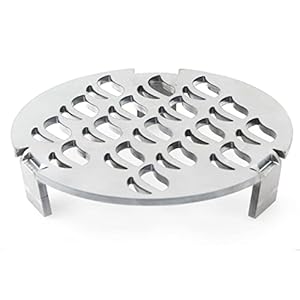 mocisa Grilleinsatz 200x6mm für Feuerplatte | Grillplatte | Ø 20cm | Feuertonnen | Kugelgrills