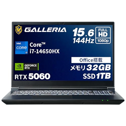 Amazon.co.jp: ガレリア ゲーミングノートPC 【 RTX 5060 / Core i7