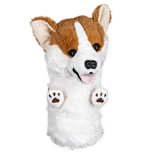 Daphne's Headcovers Corgi Driver Headcover | Premium Driver Headcovers | Funny Golf Club Covers | Stylish Protection for Your Clubs | Men's Golf Gear | Driver Headcover for Men and Women