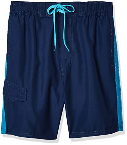 Image of Kanu Surf Boys' Toddler Troy Stripe Swim Trunks