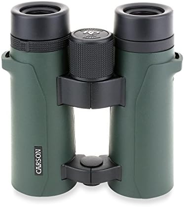 Carson RD Series 10x42mm Open-Bridge Waterproof High Definition Full Sized Binoculars (RD-042)