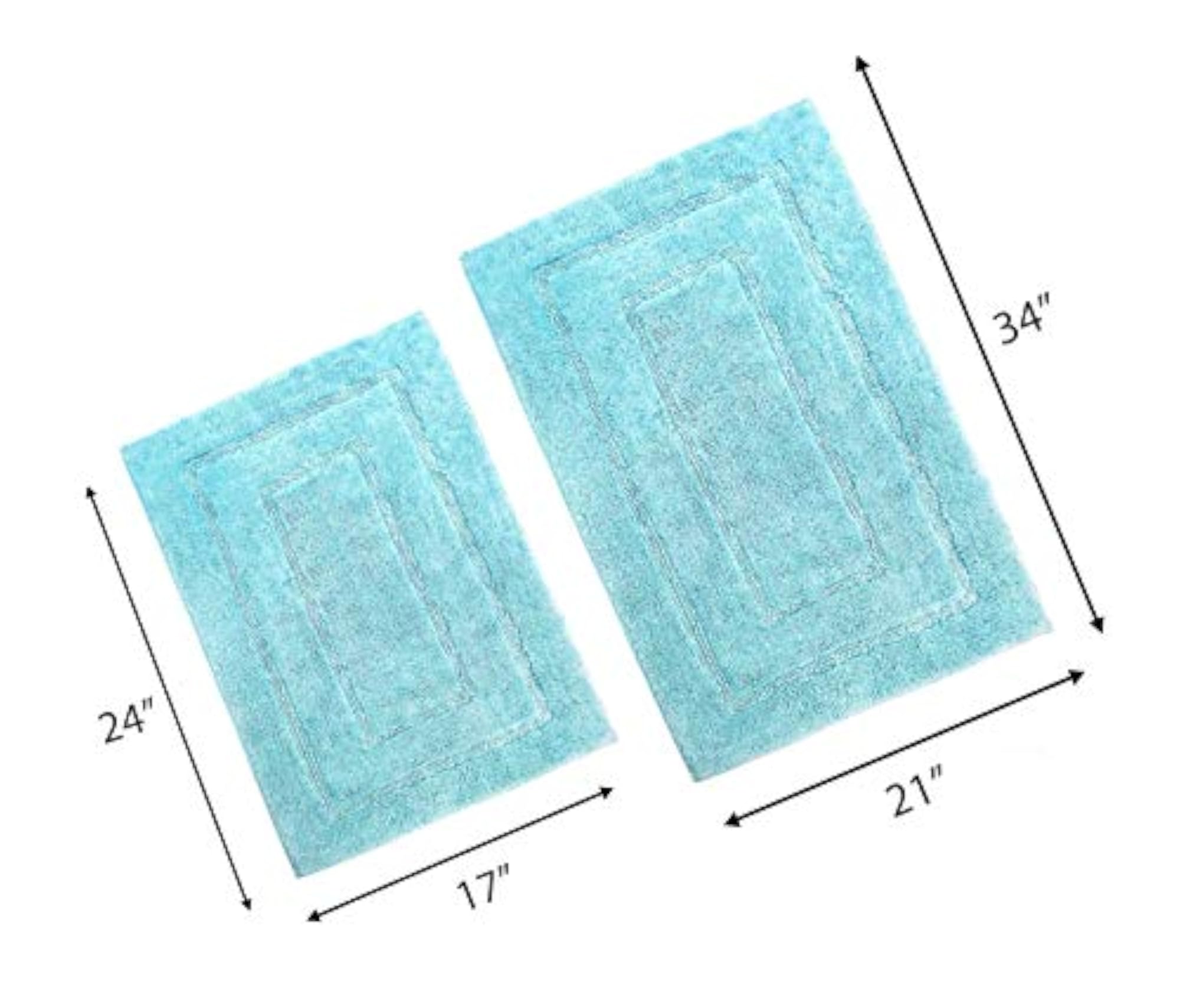 Cotton Tufted Bath Rugs Anti-Skid Area Rugs