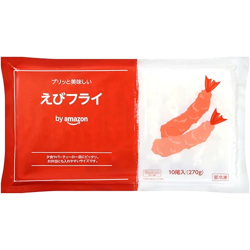 [冷凍] by Amazon えびフライ 27g x 10本入り
