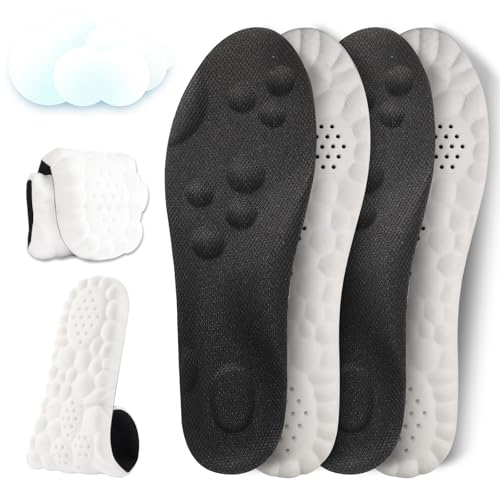 2 pares de plantillas 4D Cloud para hombres y mujeres talla US 7.5-10.5 miniatura 1