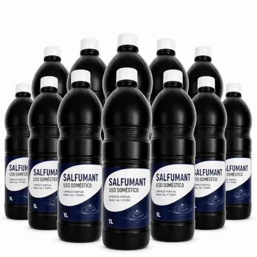 Salfumant Agua Fuerte 12x1L Limpiador Baños y WC para Cal, Óxido y Sarro