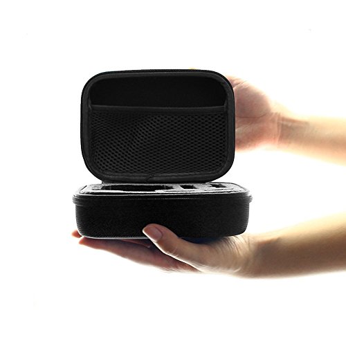 Tekcam Carrying Case Protective Bag With Water Resistant Eva Compatible With Gopro Hero 11 9 8 7 6 5/Akaso Ek7000/Brave 4 5 6 7/V50 Elite/Dragon Touch/Apeman/Vemont/Apexcam Action Camera Storage Box #TOP2