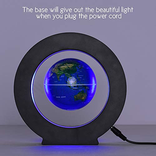 Moniel 3.5 Polegada Levitação Magnética Globo Flutuante Mapa Do Mundo Tellurion Anti Gravidade com L