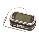 KitchenAid KN128OB Portable Wireless Remote LED Digital Probe Thermometer with Timer for Oven, Grill and Smoker Use, 5-Inch, Black