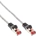 Produktbild InLine 76411T Patchkabel, S/FTP (PiMf), Cat.6, 250MHz, PVC, Kupfer, transparent, 1m