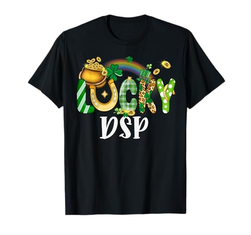 El personal de soporte directo de Lucky DSP Direct coincide con el Día de San Patricio Camiseta