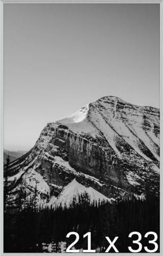 Frame It Easy 21 x 33 Satin Silver Metal Frame (Ashford)