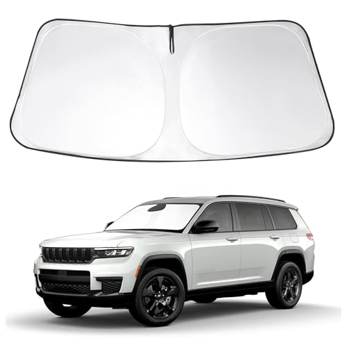 Image of Windshield Sun Shade Sunshade for 2021-2026 Jeep Grand Cherokee L