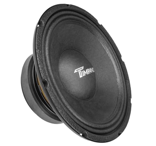 Timpano TPT-MD10 10 Inch Midbass Speaker Pro Audio 800 Watts 8 Ohm Mid-bass Loudspeaker for Professional and Car Audio System (Single)