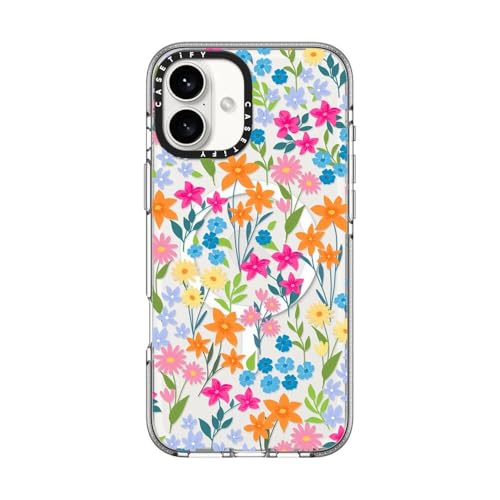 Coque iPhone 16 Plus ne jaunit pas CASETiFY fleurs protection 2 m