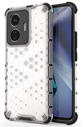 Image of Glasgow Back Case Cover Compatible with IQOO Z6 44W 4G / Vivo T1 44W 4G (Stylish Design) - Transparent